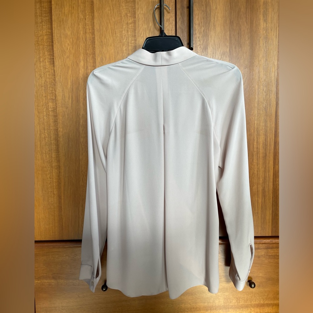 Trouve Cream Wrap Blouse - Picture 3 of 5
